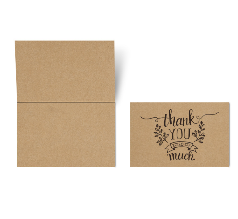 Kraft Greeting Cards